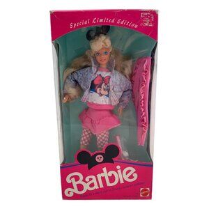 1990 Disney Fashions Barbie Doll - Mickey Mouse Outfit & Accessories, #4385 NIB